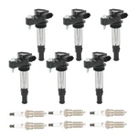 6 Ignition Coils & Spark Plugs For 2004-10 Cadillac Cts Sts Srx Buick Saab Uf375. Fixed Price $55.99.