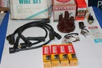 1971-1972 Plymouth Cricket, Copper Insert Cap,points,cond.wires, Spark Plugs. Fixed Price $40.00.