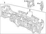 Genuine Honda Rear Body Reinforcement 66166-3a0-a00zz. Fixed Price $42.17.