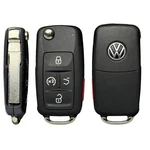 Mint Oem 2017-2022 Vw Volkswagen Jetta Flip Key Fob Remote Start Uncut Blade. Fixed Price $24.99.