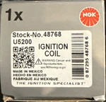 Ngk 48768 U5200 Ignition Coil For Uf646 Uf-646 Ic749 Gn10638 E1146 Dg549 Ya. Fixed Price $64.00.