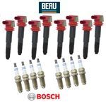 Ignition Coil & Spark Plug (8sets) Beru Oem For Porsche Cayenne Panamera Gts S. Fixed Price $497.52.