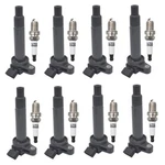 8x Ignition Coils + Iridium Spark Plugs For Toyota Tundra Sequoia Lexus Gs430. Fixed Price $94.99.