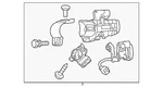 Genuine Mitsubishi Ignition Switch 4408a176. Fixed Price $145.04.