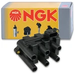 1 Pc Ngk Ignition Coil For 2003 Ford E-250 4.2l V6 - Spark Plug Tune Up Kit Ho. Fixed Price $73.85.