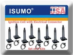 Set Of 8 Ignition Coil W/connector Fits:oem# 90919-02254 Gs460 2008-2011 V8 4.6l. Fixed Price $83.00.