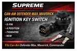 Can-am Defender Max Maverick Ignition Key Switch 6 Pin 4 Position 710004198 New. Fixed Price $29.95.