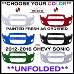 New Front Bumper For 2012-2016 Chevy Sonic Painted *choose Your Color* Gm1000928. Fixed Price $361.14.