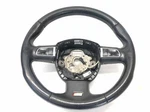 2007-2012 Audi A4 S4 Rs4 Steering Wheel 3 Spoke Black Leather Manual *scratched. Fixed Price $80.00.