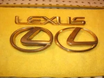 Lexus 90-94 Ls 400 Gold Plated Front G/ Rear Plastic Genuine Oem 3 Emblems. Fixed Price $110.70.
