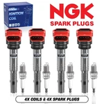 Ignition Coil Ngk Spark Plug For Audi Tt A4 A5 Vw Golf Jetta Gti 2.0l 2.0t Uf529. Fixed Price $59.99.