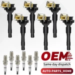 New 6 Ignition Coil & Spark Plug For Bmw 323i 325i 328i 528i M3 X5 Uf354. Fixed Price $69.34.