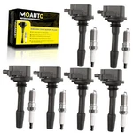 Set Of 6 Ignition Coils Pack Jl3z12029a & Pcs Iridium Spark Plugs Uf825. Fixed Price $136.69.
