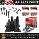 Ignition Coil & Wire Set 4 Motorcraft Spark Plug For Mazda B2300 Ford Ranger. Fixed Price $79.69.