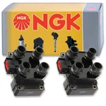 2 Pcs Ngk Ignition Coil For 1992-1997 Ford Crown Victoria 4.6l V8 - Spark Ua. Fixed Price $146.18.