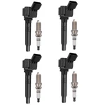 4x Ignition Coils + Iridium Spark Plugs For Volkswagen Jetta Audi A4 Q5 Uf765. Fixed Price $66.88.