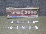 84-87 Nissan Z31 300zx Vg30et Turbo Engine Plate Cover W Mount Set Oem. Fixed Price $130.95.