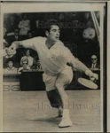 1967 Press Photo Roger Taylor Plays Tennis Match In Wimbledon, England. Fixed Price $24.99.