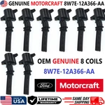 Oem Motorcraft Ignition Coils For 1997-2011 Ford Lincoln Mercury, 8w7e-12a366-aa. Fixed Price $201.14.