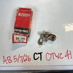 Niehoff Dr-3hv Ignition Point Set - Genuine Vintage Replacement Nos. Fixed Price $12.00.