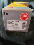 Ngk 49021 U5058 Ignition Coil For Zs324 Uf570 Uf-570 Ic650 E1070 42 36-8212 Vp. Fixed Price $20.00.