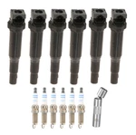 6 X Eldor Ignition Coils + Bosch Spark Plugs Socket Oem For Bmw (n55) 335i 535. Fixed Price $249.36.