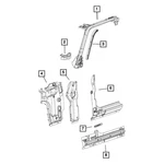 For Jeep Wrangler 2021-2024 Mopar 68503659aa Roll Bar. Fixed Price $295.50.
