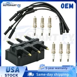 Oem Ignition Coil & 6x Iridium Spark Plug Wires For Chrysler Dodge V6 Uf305. Fixed Price $42.48.