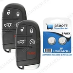 2 Remote For 2015 2016 2017 2018 Jeep Renegade Keyless Entry Start Car Key Fob. Fixed Price $34.95.