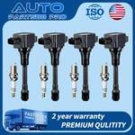 Pack 4 Ignition Coil Spark Plug For Nissan Altima Cube Rogue Infiniti Fx50 Uf549. Fixed Price $51.99.