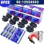 8pcs Square Ignition Coil & Spark Plug Wire For Chevy Gmc 4.8l 5.3l 6.0l 8.1l$. Fixed Price $132.47.
