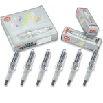 6 Pc Ngk Laser Platinum Spark Plugs For 2013-2016 Lincoln Mks 3.7l V6 Ty. Fixed Price $61.94.