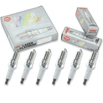 6 Pcs Ngk Laser Platinum Spark Plugs For 1986-1988 Oldsmobile Cutlass Ciera Nj. Fixed Price $72.35.