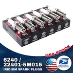 6x Fit For Ngk Iridium Spark Plugs Plfr5a11 22401-5m015 Nissan Infiniti New. Fixed Price $23.99.