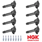 8 Ignition Coil & Ngk Iridium Spark Plugs For 2005-2011 Volvo Xc90 4.4l V8. Fixed Price $205.99.