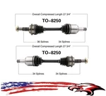 Front Left Right Axles For 4 Wheel Drive Toyota Tundra 2007-2020 43430-0c020. Fixed Price $357.00.