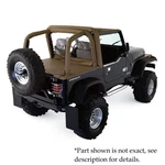 Rampage 769015 Set Of Black Denim Roll Bar Pad & Cover Kit For 97-02 Wrangler Tj. Fixed Price $128.97.