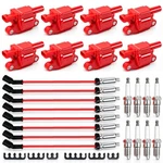 High Performance Ignition Coil & Spark Plug Wire For Chevy Gmc 5.3l 6.2l Uf413. Fixed Price $123.19.