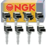 8 Pcs Ngk Ignition Coil For 2013-2014 Mercedes-benz G63 Amg 5.5l V8 - Spark Rl. Fixed Price $387.28.