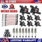 8 Set Round Ignition Coil And Spark Plug &wire For Gmc Chevy Silverado 1500 5.3l. Fixed Price $119.99.