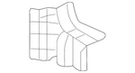 Genuine Honda Rear Body Reinforcement 66114-scv-a01zz. Fixed Price $388.02.
