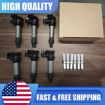 6pcs 12v Ignition Coil And Iridium Spark Plug For Cadillac Gmc Chevy Buick Uf569. Fixed Price $65.99.