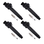 4pcs Ignition Coil & Spark Plugs Set For Chevrolet 1.2l 13-15 96983945. Fixed Price $54.37.