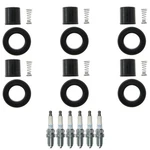 Ngk 6 Laser Iridium Spark Plugs Coil Boots Kit For Acura Cl Tl 3.2l V6 J32a1. Fixed Price $141.95.