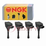 4 Pc Ngk Ignition Coils For 2019 Nissan Rogue 2.0l L4 Spark Plug Wire Boot Kz. Fixed Price $334.64.