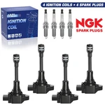 Oem Ignition Coil & Ngk Ruthenium Spark Plug For Nissan Altima Versa 07-19 Uf549. Fixed Price $59.99.