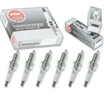 6 Pcs Ngk V-power Spark Plugs For 2006-2009 Mitsubishi Raider 3.7l V6 - Pm. Fixed Price $27.75.