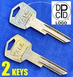 Dpcd Logo 2 Vintage Yale Key Blanks 1957-1958 Dodge Car Ignition Or Door 1704k. Fixed Price $18.95.