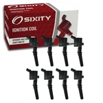 8 Pc Sixity Auto Ignition Coils For 1999-2004 Ford F-250 Super Duty 5.4l V8 It. Fixed Price $42.36.