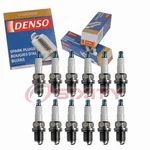 12 Pc Denso Standard U-groove Spark Plugs For 1996-1998 Mercedes-benz Sl600 Hr. Fixed Price $43.66.